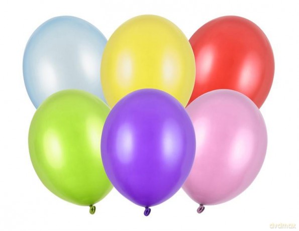 Balony Strong Metallic mix 30cm 10szt