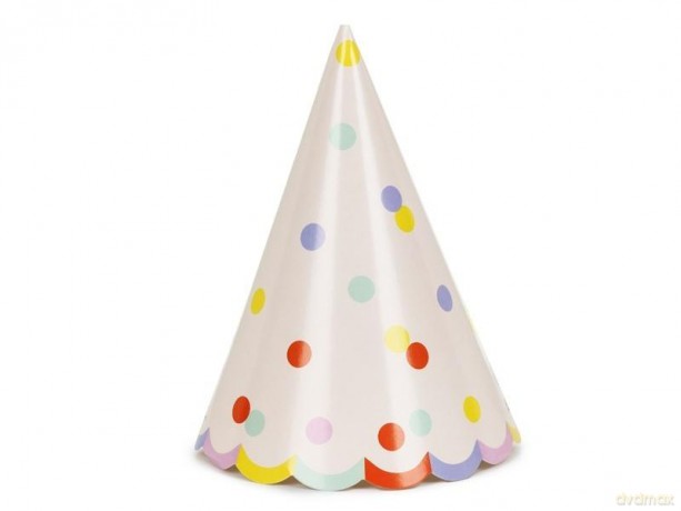 Czapeczki Konfetti 16cm 6szt