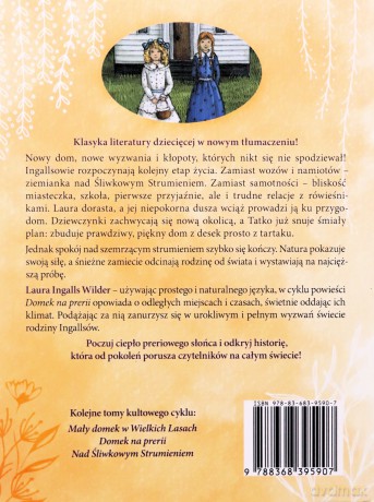 Domek na prerii (Tom 3) Nad Śliwkowym Strumieniem - Laura Ingalls Wilder, Anna Dzierżak [KSIĄŻKA]