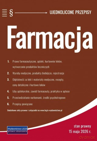 Farmacja. Ujednolicone przepisy [KSIĄŻKA]