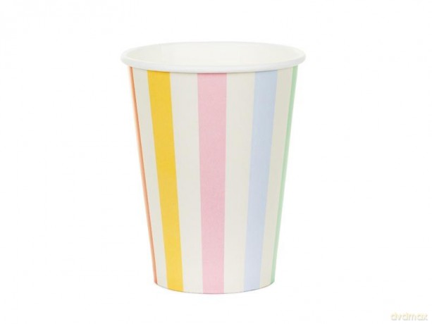 Kubeczki Paski 400ml 6szt