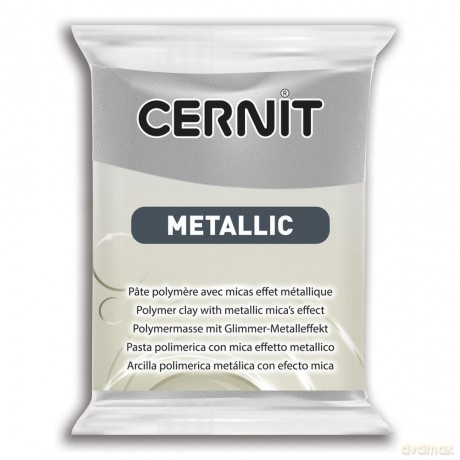 Modelina metaliczna srebrna 56g