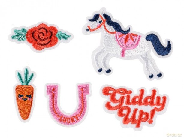 Naprasowanki Giddy Up mix 5szt