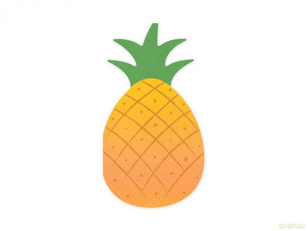 Serwetki Ananas 18,5x10,2cm 20szt