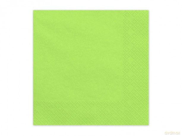 Serwetki papierowe jasny zielony 33x33cm 20szt