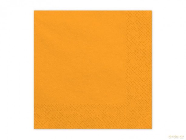 Serwetki papierowe pomarańczowy 33x33cm 20szt