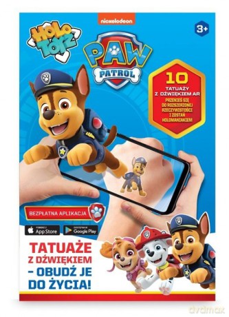 Tatuaże dla dzieci AR Psi Patrol