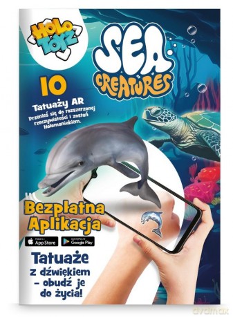 Tatuaże dla dzieci AR Sea Creatures