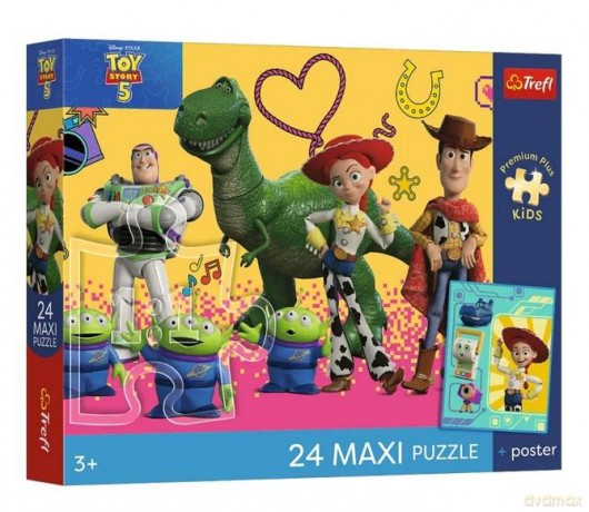TREFL 24 el. Maxi Toy Story 5 + plakat [PUZZLE]