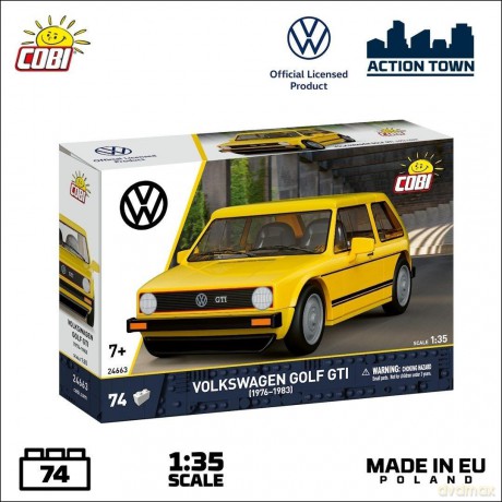 Volkswagen Golf GTI (Yellow) [KLOCKI]