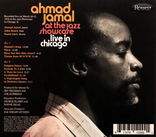 Ahmad Jamal: At The Jazz Showcase: Live In Chicago [CD]