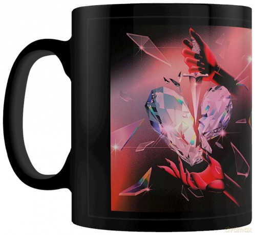 Rolling Stones: Dele - Rolling Stones (Red Diamond) Black Pod Kubek