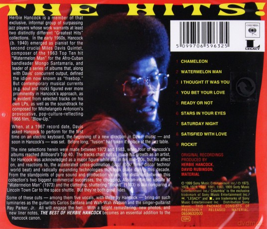 Herbie Hancock: The Best Of Herbie Hancock - The Hits! [CD]