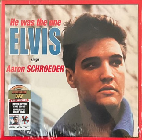 Elvis Presley: He Was The One (Elvis Sings Aaron Schroeder) (Cornetto Effect Red/Blue) (RSD 2023) [Winyl]