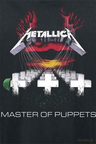 Metallica: Master Of Puppets Tracks (Black) (X-Large)