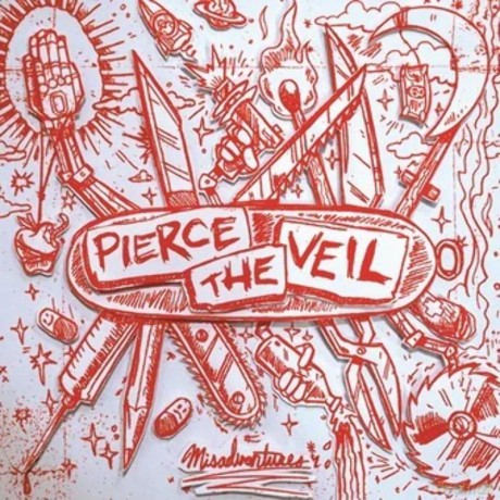 Pierce The Veil: Misadventures (Silver/Red Splatter) [Winyl]