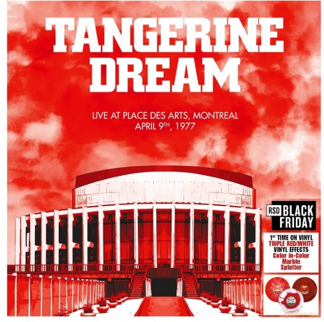 Tangerine Dream: Place Des Arts. Montreal - April 9Th. 1977 - Bf 2025 (Red/White Colour In-Colour/Marble/Splatter Effects) [Winyl]