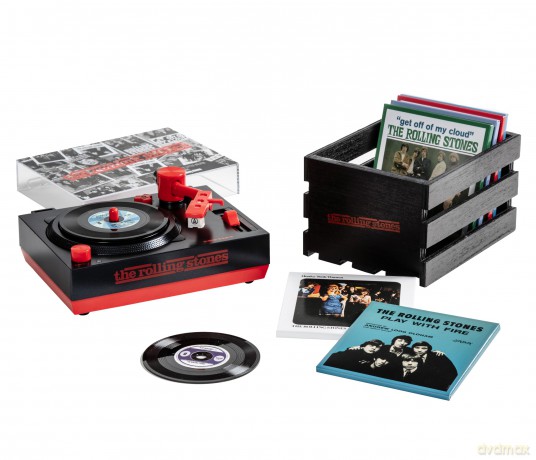 Crosley: Rolling Stones 3-Inch Mini Record Player With Case (Black) RSD EXC