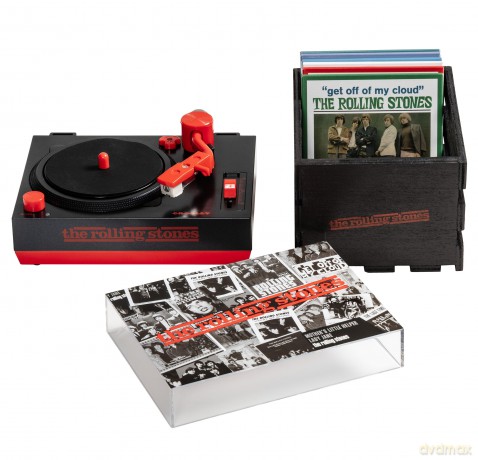 Crosley: Rolling Stones 3-Inch Mini Record Player With Case (Black) RSD EXC