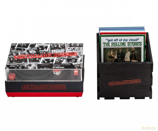 Crosley: Rolling Stones 3-Inch Mini Record Player With Case (Black) RSD EXC