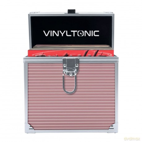 Vinyltonic: Vinyl Tonic 7 Inch Storage Case With Cloth Rose Gold