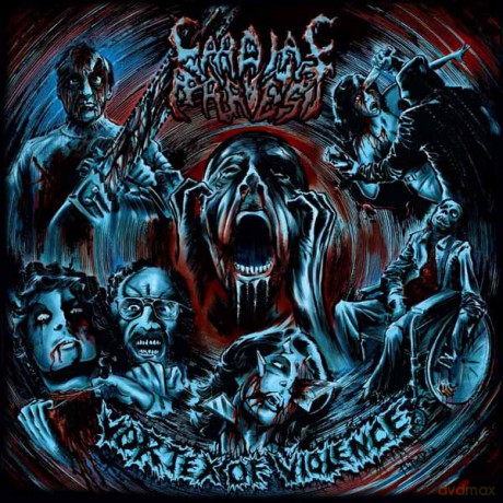 Cardiac Arrest: Vortex Of Violence (Electric Blue/Heavy Hot Pink Splatter) [Winyl]