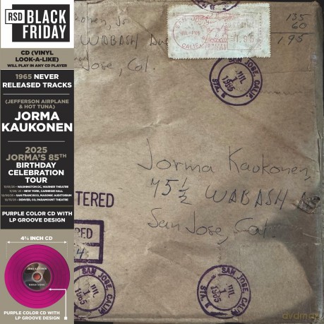 Jorma Kaukonen: Wabash Avenue - Bf 2025 (Purple Polycarbonate Cd) [CD]