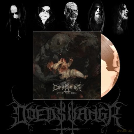 Doedsvangr: Within The Flesh (Bone/Brown Swirl) [Winyl]
