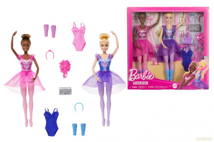 Barbie 2 lalki baletnice+akces. HXC37 /4
