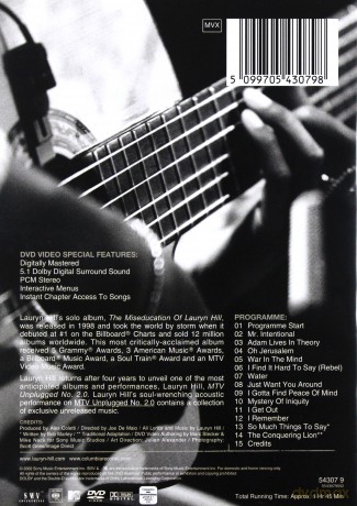 Lauryn Hill: MTV Unplugged No. 2.0  [DVD]
