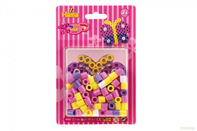 Hama maxi 100 mały blister Motyl 89800
