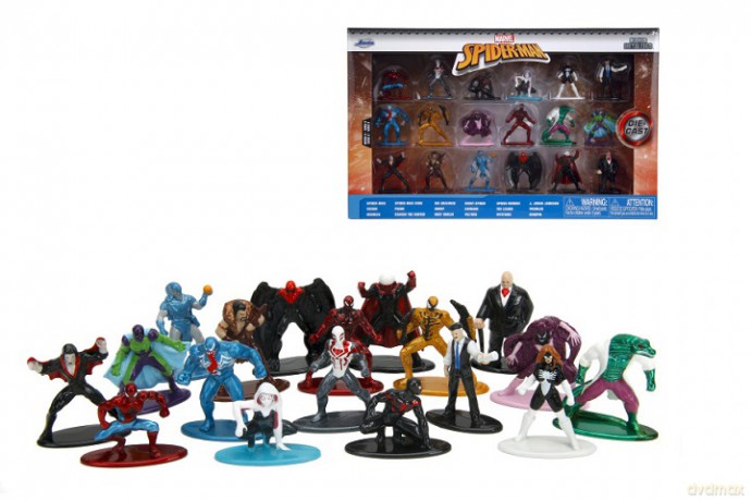 JADA Spiderman figurki metal 18pak 9334468314
