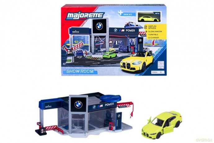 Majorette BMW Showroom + 1 auto 8502106000