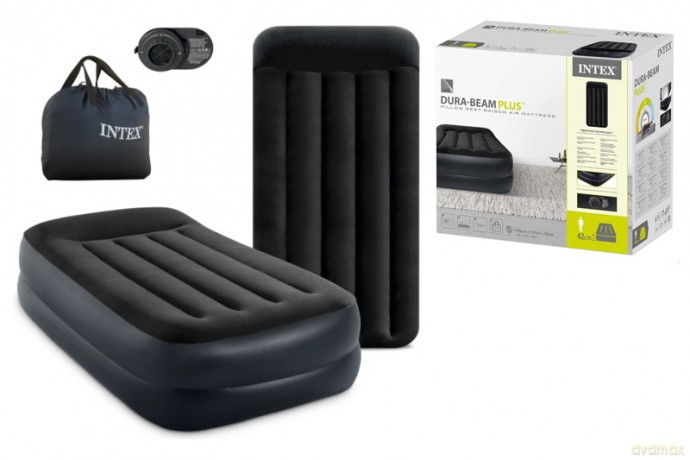 Materac pillow rest twin z wbudowaną pompką 64122N