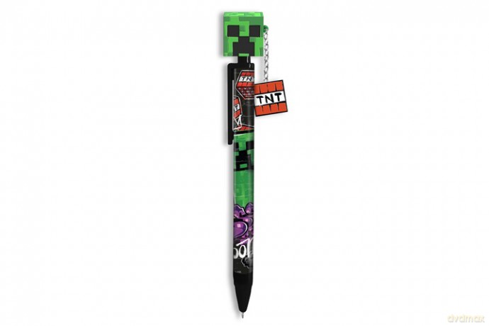 Minecraft Długopis z topperem 3D+zaw.97242