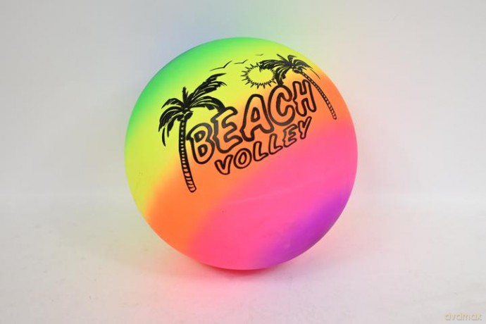 Piłka 9" Beach tęczowa D45322 77638