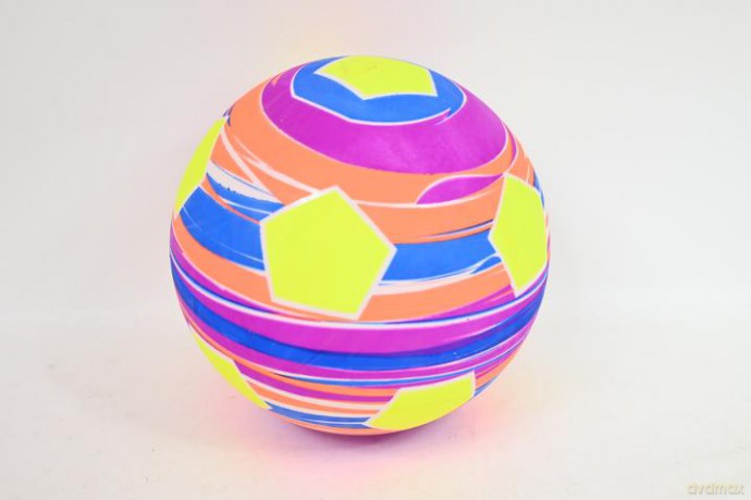 Piłka 9" kolorowa kostki D45334 77751