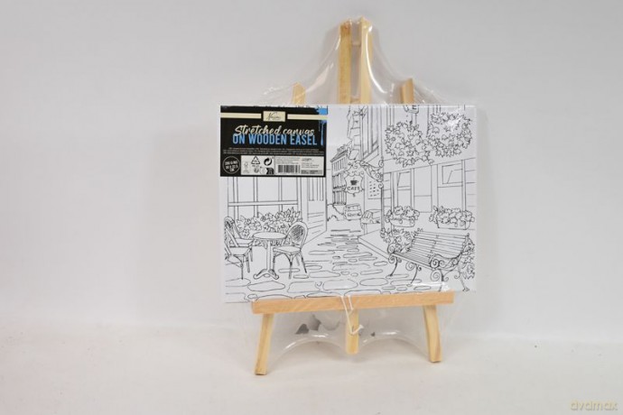 Płótno ze wzorem-sztaluga 30x23 Restaur.20393
