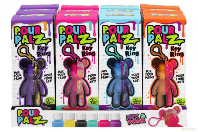 POUR PALZ Miś do oblewania brelok GS-G88822 23080