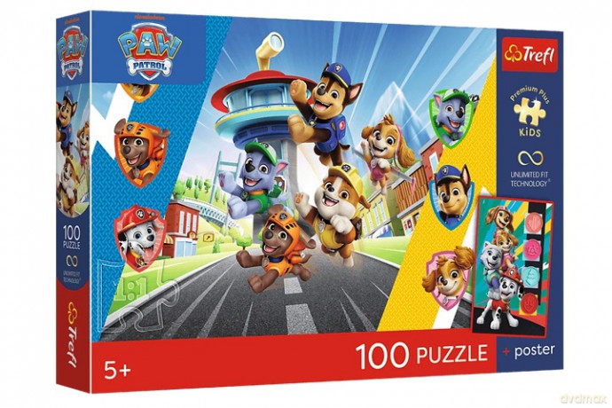 PUZZLE 100 PremPlus Kids Psia przygoda 16550