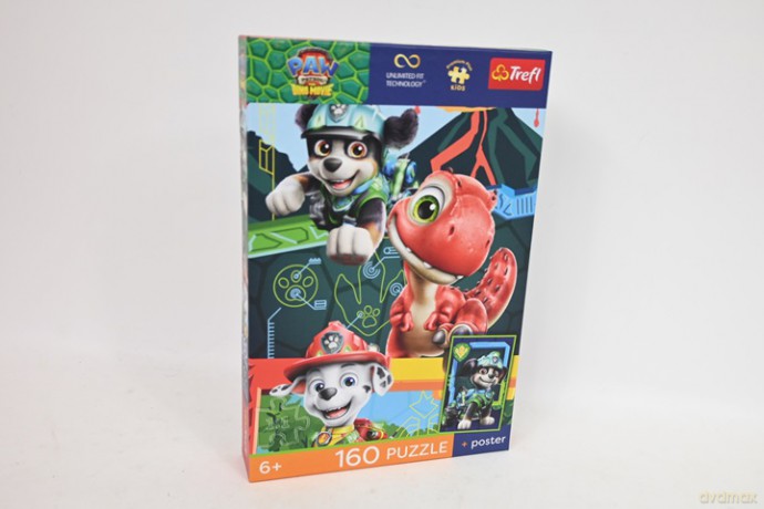 PUZZLE 160 PremPlus Kids Dinozaur.przyg.PsiP.15434
