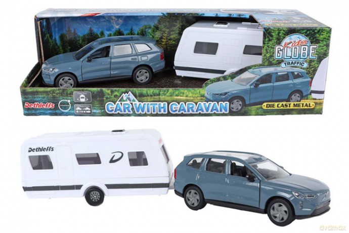 Volvo EX 90 z przyczepą kempingową 520456 54296