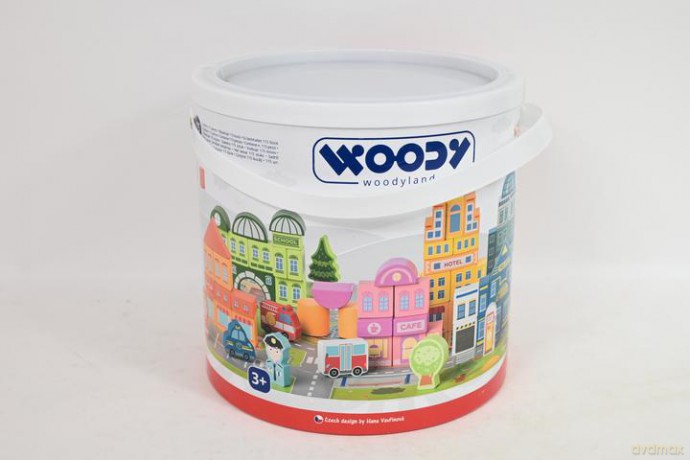 WOODYLAND Drewn.kolor.kl.Miasto 115el 92140 21409