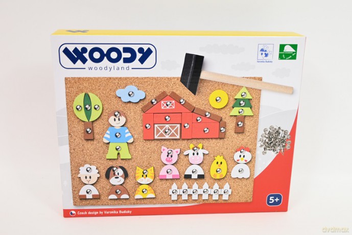 WOODYLAND Kork.tabl.przybij.kszt.Zwierz.150 07014