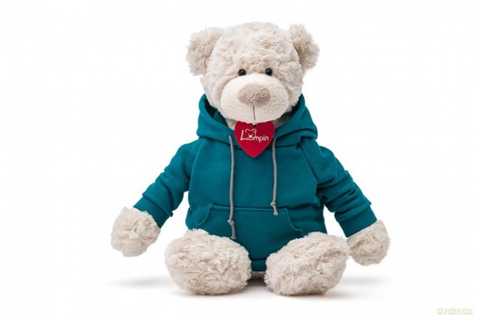 WOODYLAND LUMPIN Miś Spencer nieb.bluza 36cm 42428