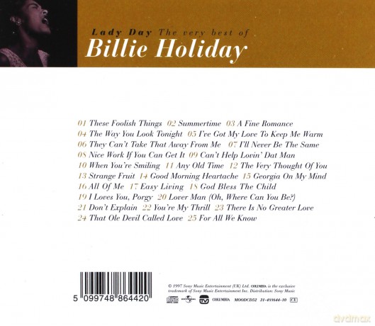 Billie Holiday: Lady Day (The Very Best Of Billie Holiday) [CD]