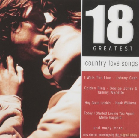 18 Country Love Songs-Johnny Cash,Hank Williams,Merle Haggard... [CD]