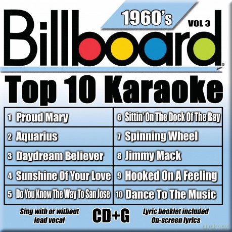 Billboard Top 10 Karaoke: 1960 Vol.3 [CD]