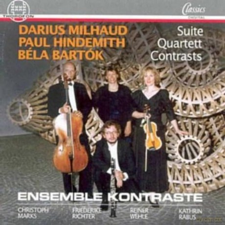Ensemble Kontraste: 20th Cent Cham Works: Milhaud Hindemith Bartok [CD]