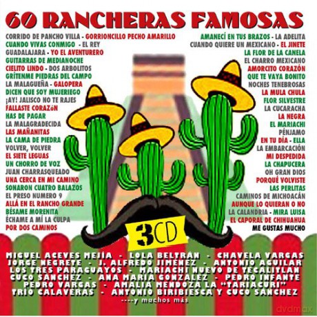 60 Rancheras Famosas [3CD]